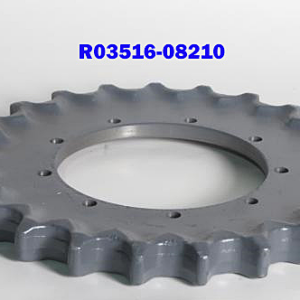 Rubber Supply Company Sprocket for Mini Excavators. Part # R03516-08210