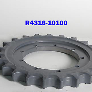 Rubber Supply Company Sprocket for Mini Excavator part # R04316-10100