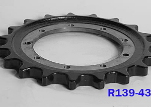 Rubber Supply Company Sprocket for Mini Excavators. Part #R139-4304