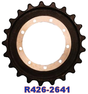 Rubber Supply Company Sprocket for Mini Excavators Part # R426-2641