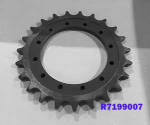 Rubber Supply Company Sprocket for Mini Excavators part # R7199007
