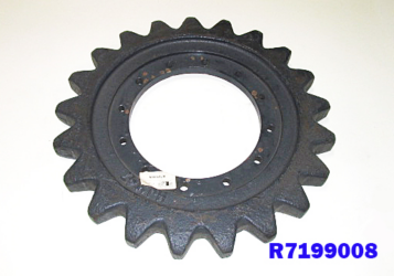 Rubber Supply Company Sprocket for Mini Excavator part # R7199008