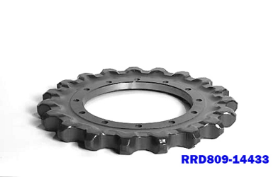 Rubber Supply Company Sprocket for Mini Excavator part # RRD809-14433