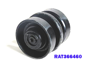 Rubber Supply Company Triple Flange Roller for compact track loaders part # RAT366460