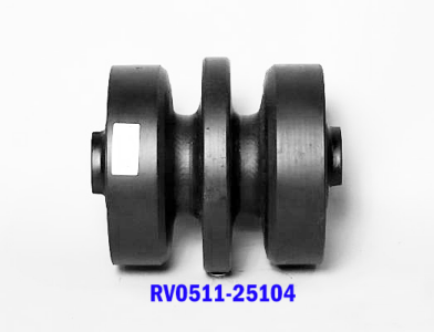 Rubber Supply Company Roller Triple Flange for Compact Track Loader part # RV0511-25104